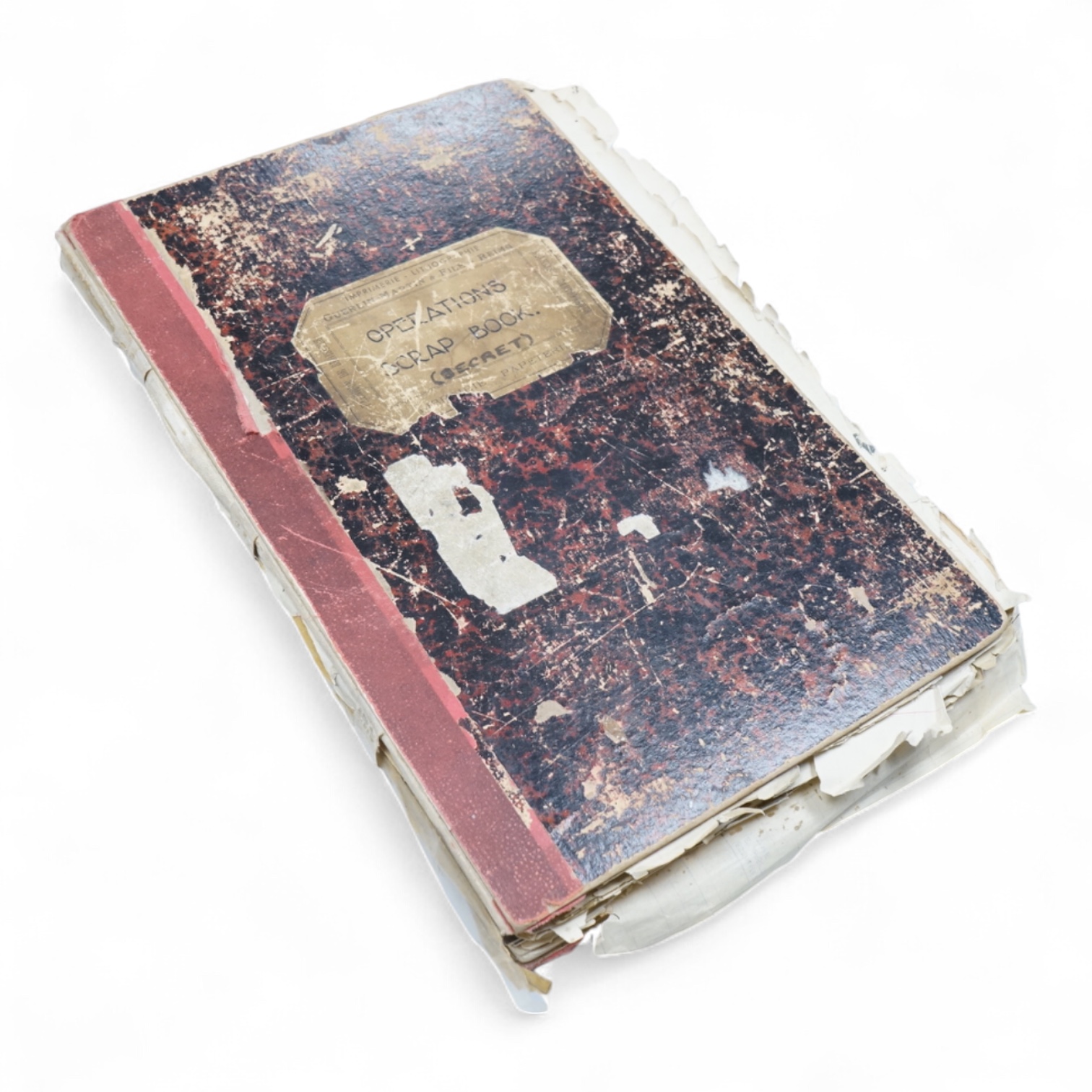 A WWII RAF operations scrapbook relating to RAF Bawtry, dating from 1939 onwards, containing related newspaper cuttings, pamphlets, including photographs of HRH the Duchess of Gloucester visiting Bawtry, photographs show
